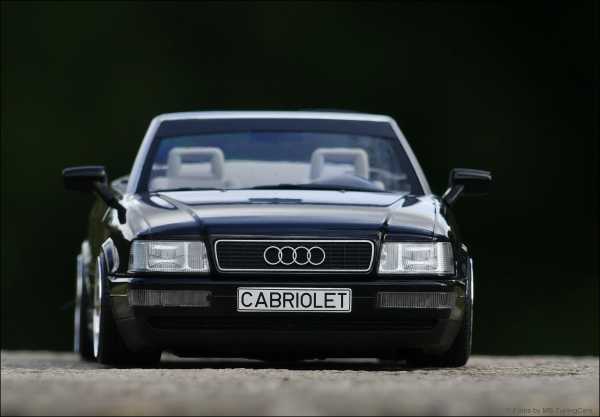 1:18 Audi 80 Typ89 Cabrio 2.3 Schwarz - Bj.91 erste Version + OVP